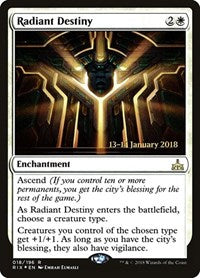 Radiant Destiny [Rivals of Ixalan Promos] | Exor Games Dartmouth