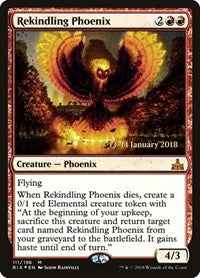 Rekindling Phoenix [Rivals of Ixalan Promos] | Exor Games Dartmouth