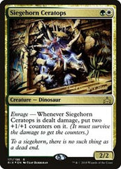 Siegehorn Ceratops [Rivals of Ixalan Promos] | Exor Games Dartmouth