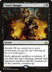 Vona's Hunger [Rivals of Ixalan Promos] | Exor Games Dartmouth