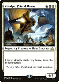 Zetalpa, Primal Dawn [Rivals of Ixalan Promos] | Exor Games Dartmouth