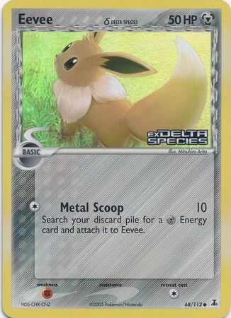 Eevee (68/113) (Delta Species) (Stamped) [EX: Delta Species] | Exor Games Dartmouth