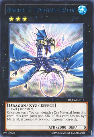 Number 17: Leviathan Dragon (Blue) [DL15-EN012] Rare | Exor Games Dartmouth
