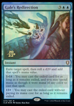 Gale's Redirection [Commander Legends: Battle for Baldur's Gate Prerelease Promos] | Exor Games Dartmouth