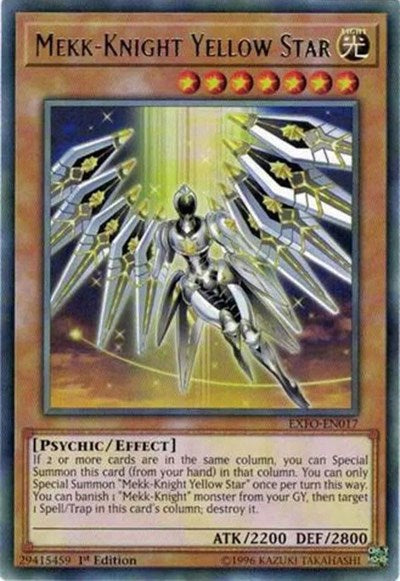 Mekk-Knight Yellow Star [EXFO-EN017] Rare | Exor Games Dartmouth