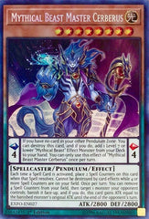 Mythical Beast Master Cerberus [EXFO-EN027] Secret Rare | Exor Games Dartmouth