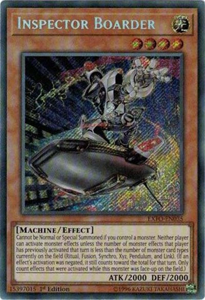 Inspector Boarder [EXFO-EN035] Secret Rare | Exor Games Dartmouth
