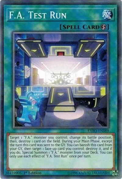 F.A. Test Run [EXFO-EN089] Common | Exor Games Dartmouth