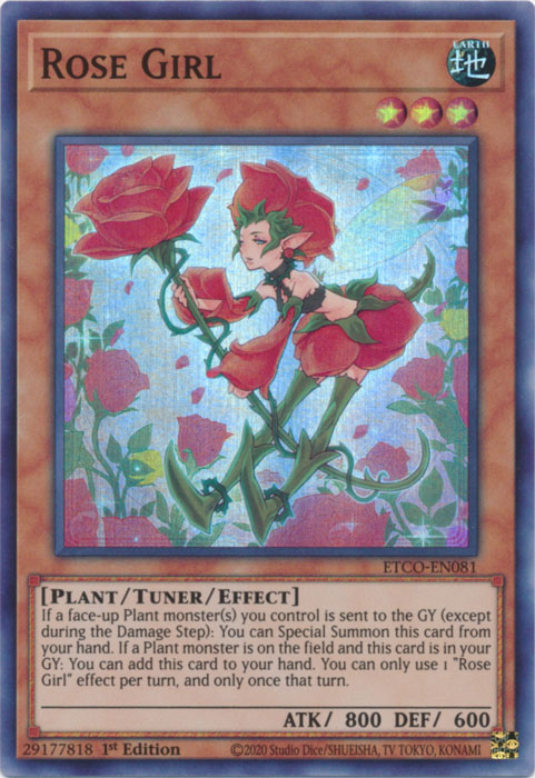 Rose Girl [ETCO-EN081] Super Rare | Exor Games Dartmouth