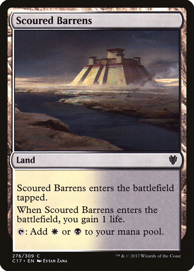 Scoured Barrens [Commander 2017] | Exor Games Dartmouth