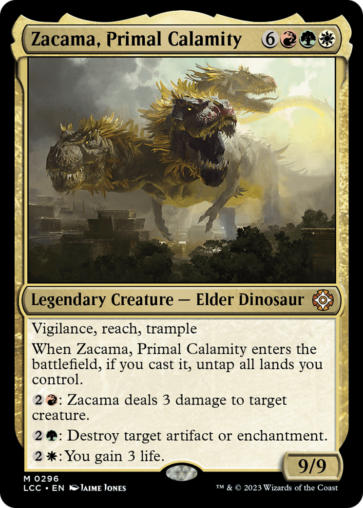 Zacama, Primal Calamity [The Lost Caverns of Ixalan Commander] | Exor Games Dartmouth