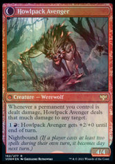 Ill-Tempered Loner // Howlpack Avenger [Innistrad: Crimson Vow Prerelease Promos] | Exor Games Dartmouth