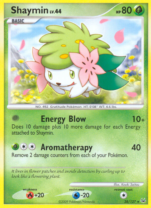 Shaymin (38/127) (Theme Deck Exclusive) [Platinum: Base Set] | Exor Games Dartmouth