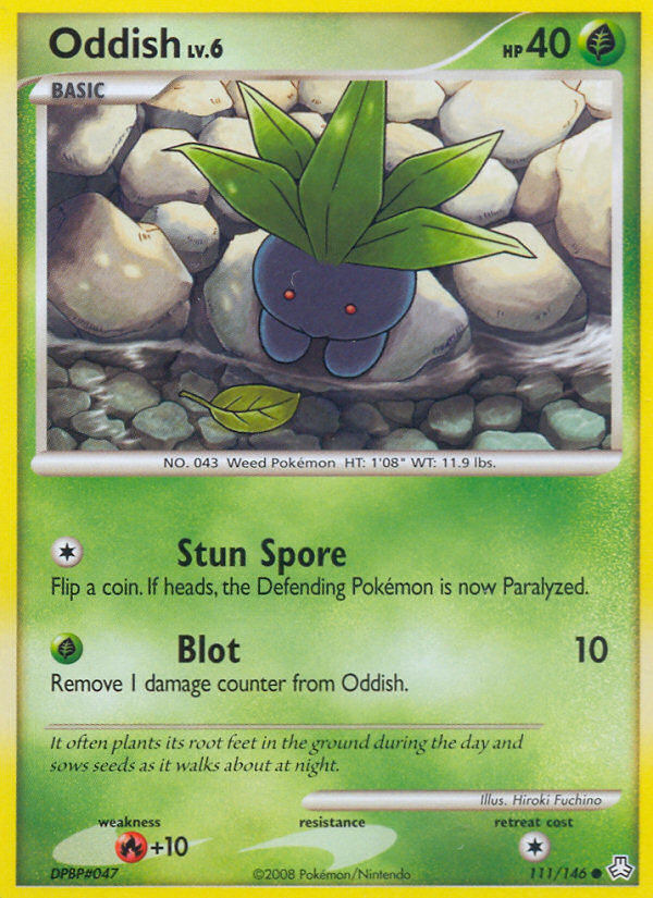 Oddish (111/146) [Diamond & Pearl: Legends Awakened] | Exor Games Dartmouth