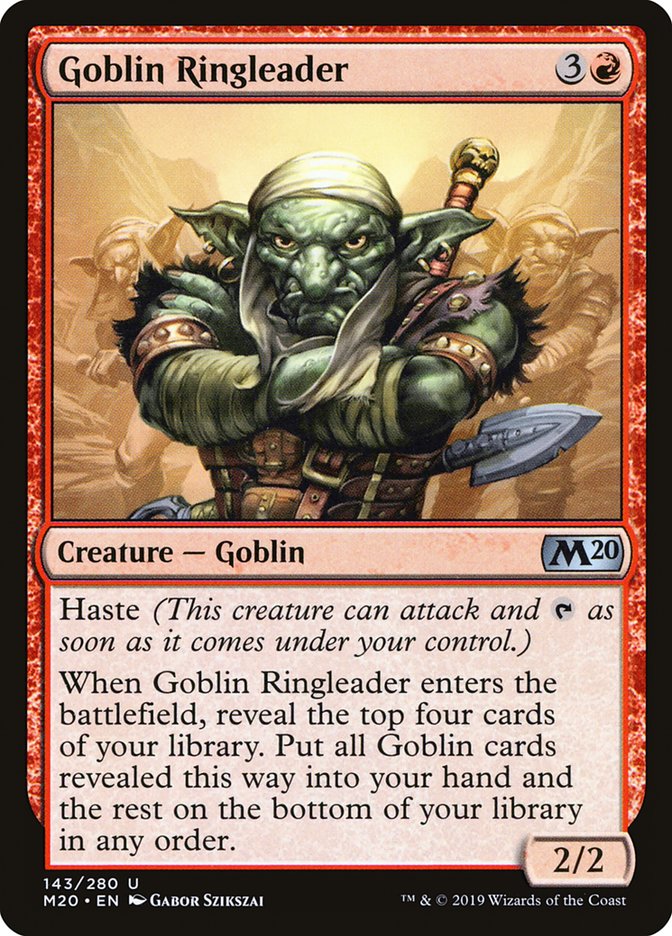 Goblin Ringleader [Core Set 2020] | Exor Games Dartmouth