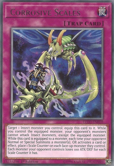 Corrosive Scales [LED2-EN010] Rare | Exor Games Dartmouth
