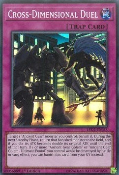 Cross-Dimensional Duel [LED2-EN033] Super Rare | Exor Games Dartmouth