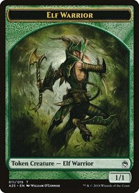 Elf Warrior [Masters 25 Tokens] | Exor Games Dartmouth