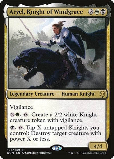 Aryel, Knight of Windgrace [Dominaria] | Exor Games Dartmouth