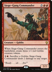 Siege-Gang Commander [Dominaria] | Exor Games Dartmouth