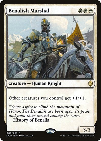 Benalish Marshal [Dominaria] | Exor Games Dartmouth