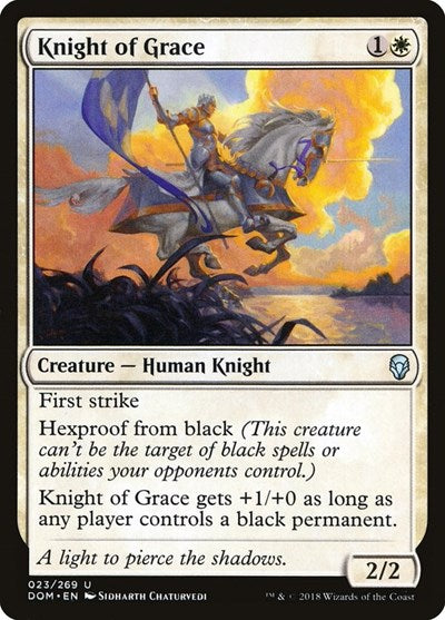 Knight of Grace [Dominaria] | Exor Games Dartmouth