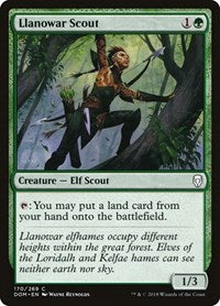 Llanowar Scout [Dominaria] | Exor Games Dartmouth