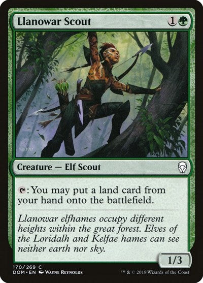 Llanowar Scout [Dominaria] | Exor Games Dartmouth