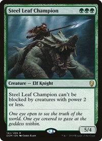 Steel Leaf Champion [Dominaria] | Exor Games Dartmouth