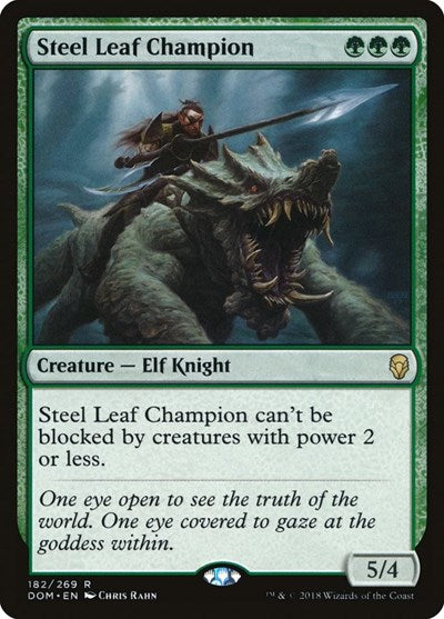 Steel Leaf Champion [Dominaria] | Exor Games Dartmouth