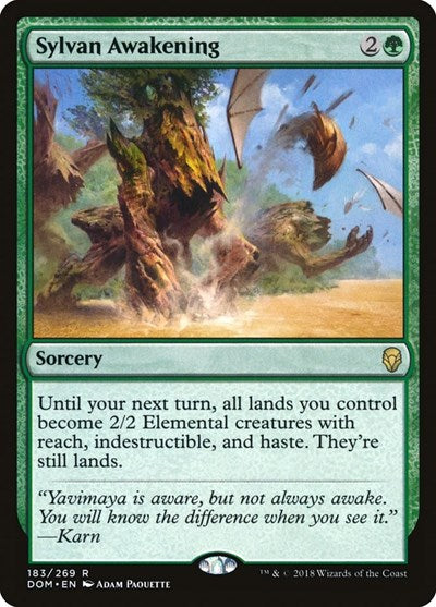 Sylvan Awakening [Dominaria] | Exor Games Dartmouth