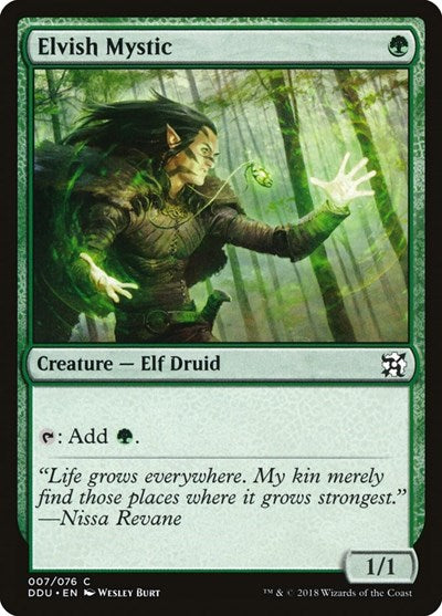 Elvish Mystic [Duel Decks: Elves vs. Inventors] | Exor Games Dartmouth