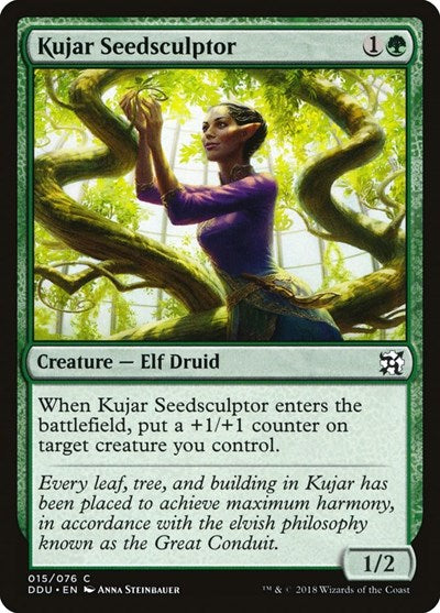 Kujar Seedsculptor [Duel Decks: Elves vs. Inventors] | Exor Games Dartmouth