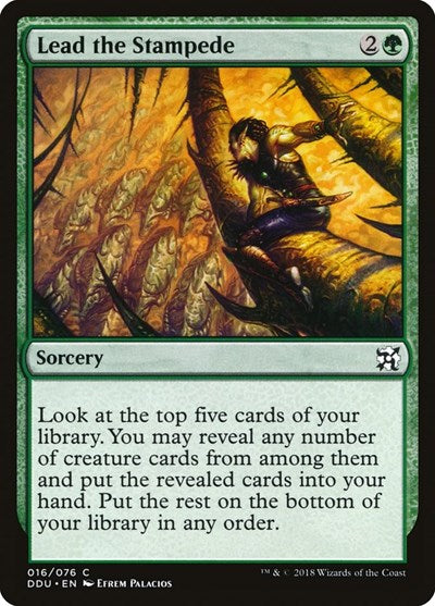 Lead the Stampede [Duel Decks: Elves vs. Inventors] | Exor Games Dartmouth