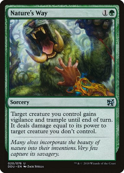 Nature's Way [Duel Decks: Elves vs. Inventors] | Exor Games Dartmouth
