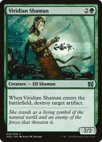 Viridian Shaman [Duel Decks: Elves vs. Inventors] | Exor Games Dartmouth