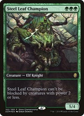 Steel Leaf Champion [Dominaria Promos] | Exor Games Dartmouth