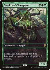 Steel Leaf Champion [Dominaria Promos] | Exor Games Dartmouth