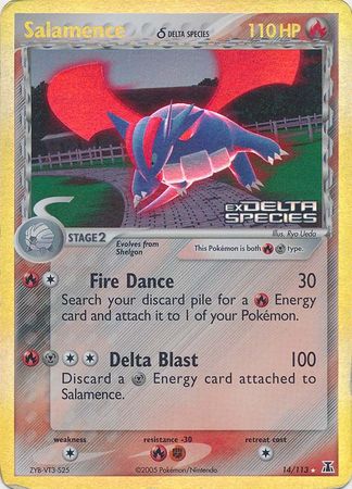 Salamence (14/113) (Delta Species) (Stamped) [EX: Delta Species] | Exor Games Dartmouth