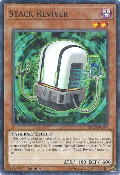 Stack Reviver (Starfoil) [SP18-EN005] Starfoil Rare | Exor Games Dartmouth