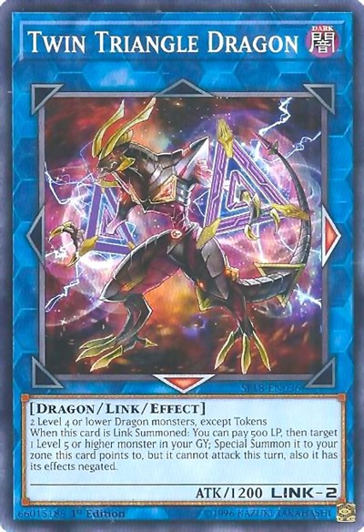 Twin Triangle Dragon [SP18-EN036] Common | Exor Games Dartmouth