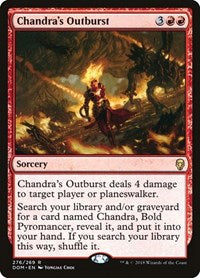 Chandra's Outburst [Dominaria] | Exor Games Dartmouth