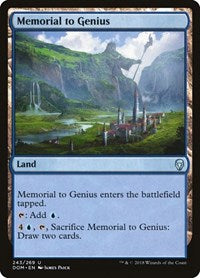 Memorial to Genius [Dominaria] | Exor Games Dartmouth