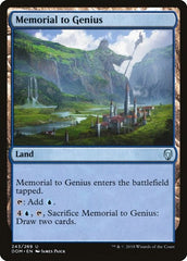 Memorial to Genius [Dominaria] | Exor Games Dartmouth