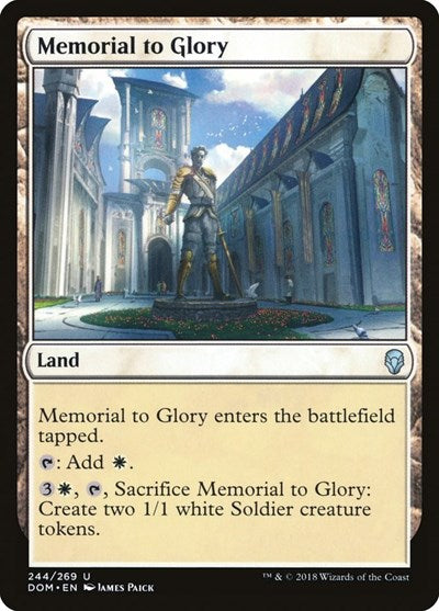 Memorial to Glory [Dominaria] | Exor Games Dartmouth