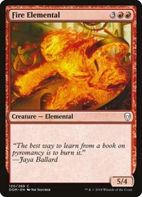 Fire Elemental [Dominaria] | Exor Games Dartmouth