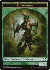 Elf Warrior Token [Duel Decks: Elves vs. Inventors Tokens] | Exor Games Dartmouth