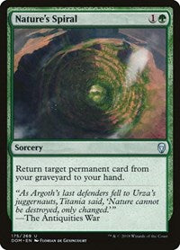 Nature's Spiral [Dominaria] | Exor Games Dartmouth