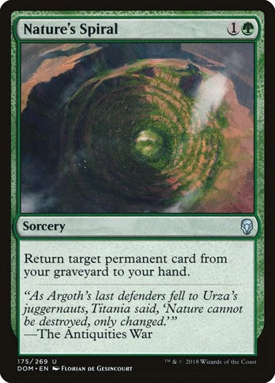 Nature's Spiral [Dominaria] | Exor Games Dartmouth