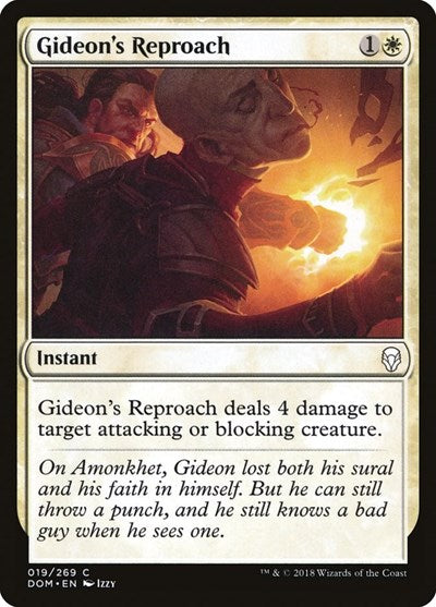 Gideon's Reproach [Dominaria] | Exor Games Dartmouth